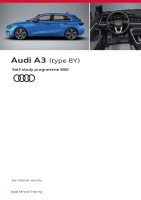 SSP 680 Audi A3 (type 8Y) - Self-Study Programme 